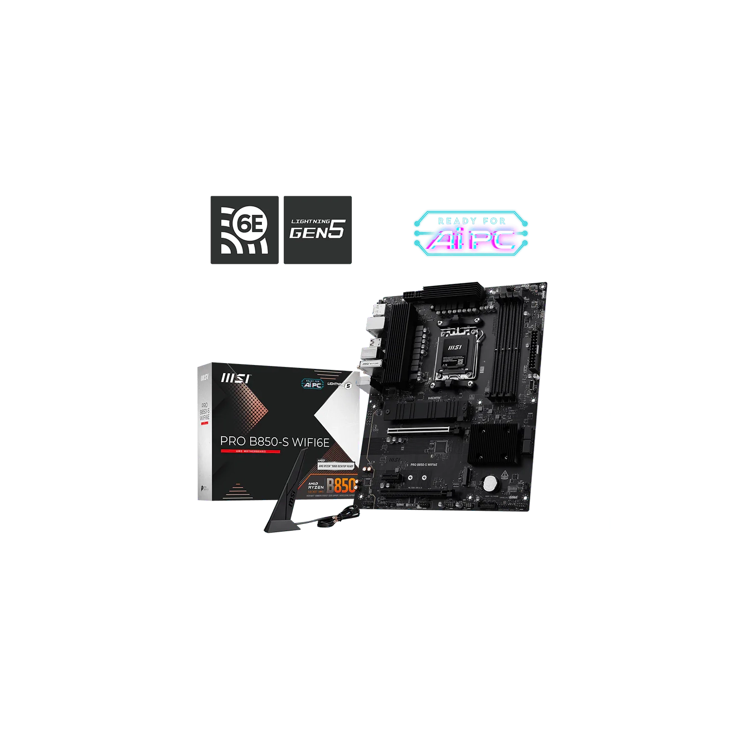 Mother MSI (am5) Pro B850-S Wifi6e DDR5