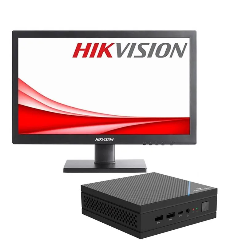 COMBO MINIPC UNDERWOOD VOT 5095 + MONITOR 19" HIKVISION DS-D5019QE-B