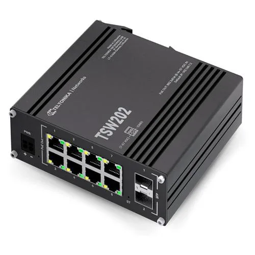 TELTONIKA NETWORKS SWITCH ADMINISTRABLE POE+ L2 8 PORTS 10/100/1000