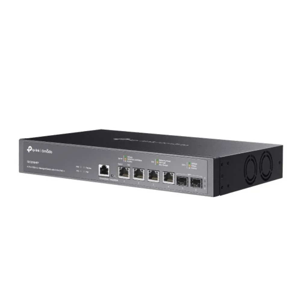 TP-LINK OMADA SX3206HPP DISPOSITIVO DE RED ADMINISTRADO L2+ 10G ETHERNET (100/1000/10000) ENERGÍA SOBRE ETHERNET (POE) NEGRO