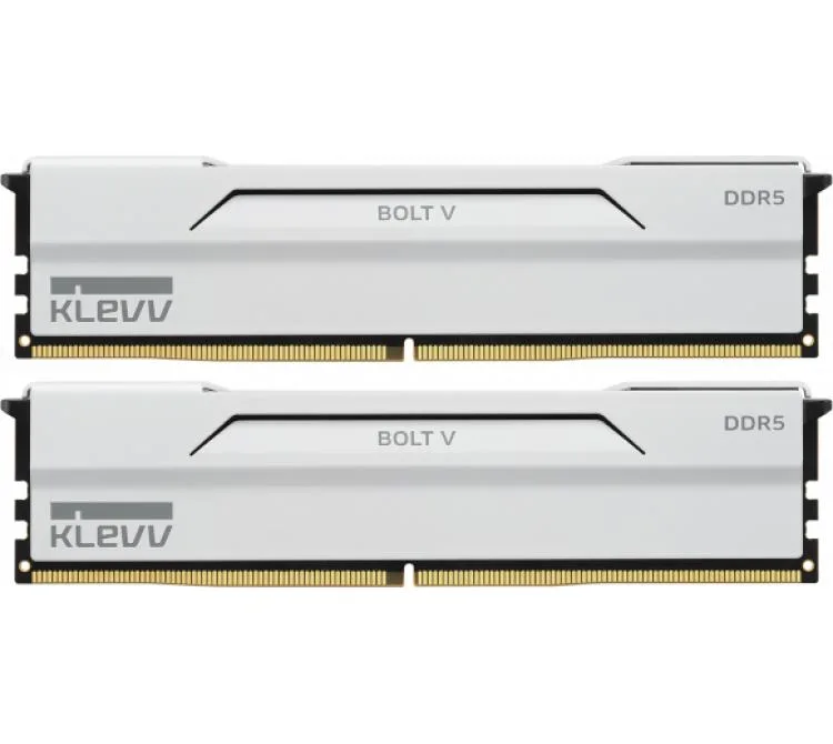 MEMORIA DDR5 32GB 6400MHZ KLEVV (2X16GB) BOLT V WHITE CL32
