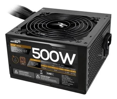FUENTE 500W SENTEY EPP500-GT MODULAR 80+ BRONZE