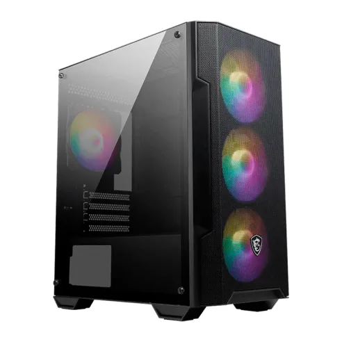GABINETE MSI MAG FORGE M100A 4X FAN RGB M-ATX