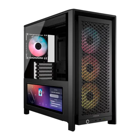 Gabinete Corsair Frame 4000d Rs Wood Mid Tower Black Fan X4 Gabinete Corsair Frame 4000d Rs Wood Mid Tower Black Fan X4