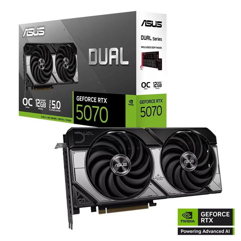 PLACA DE VIDEO RTX 5070 12GB ASUS PRIME OC 12GB DDR7