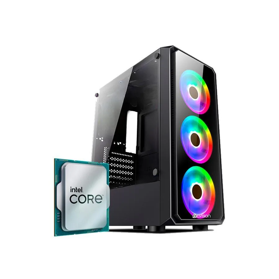 PC GAMER ECOVISION INTEL CORE ULTRA 5 225F + 32GB + 1TB + RTX 5060TI + WIFI