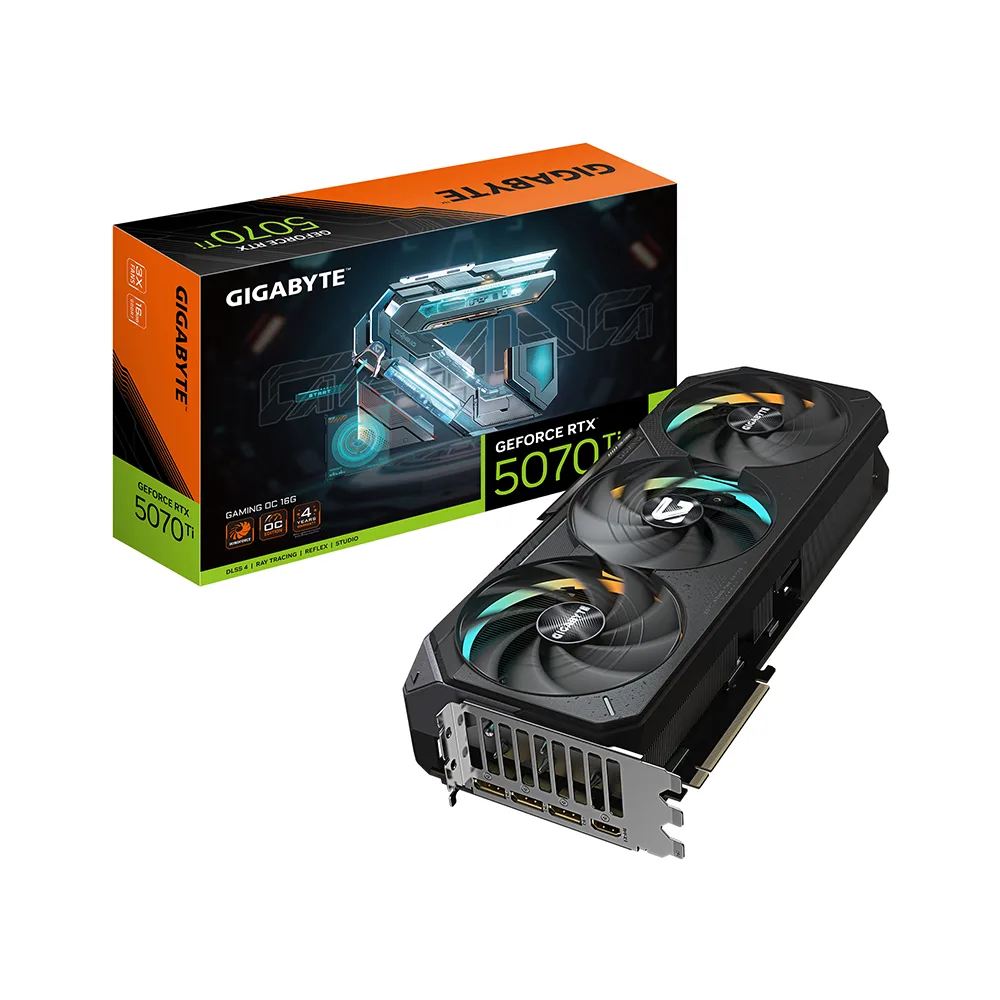 PLACA DE VIDEO RTX 5070 TI 16GB GIGABYTE GAMING OC