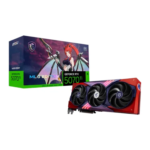 PLACA DE VIDEO RTX 5070 TI 16GB MSI MLG EDITION OC
