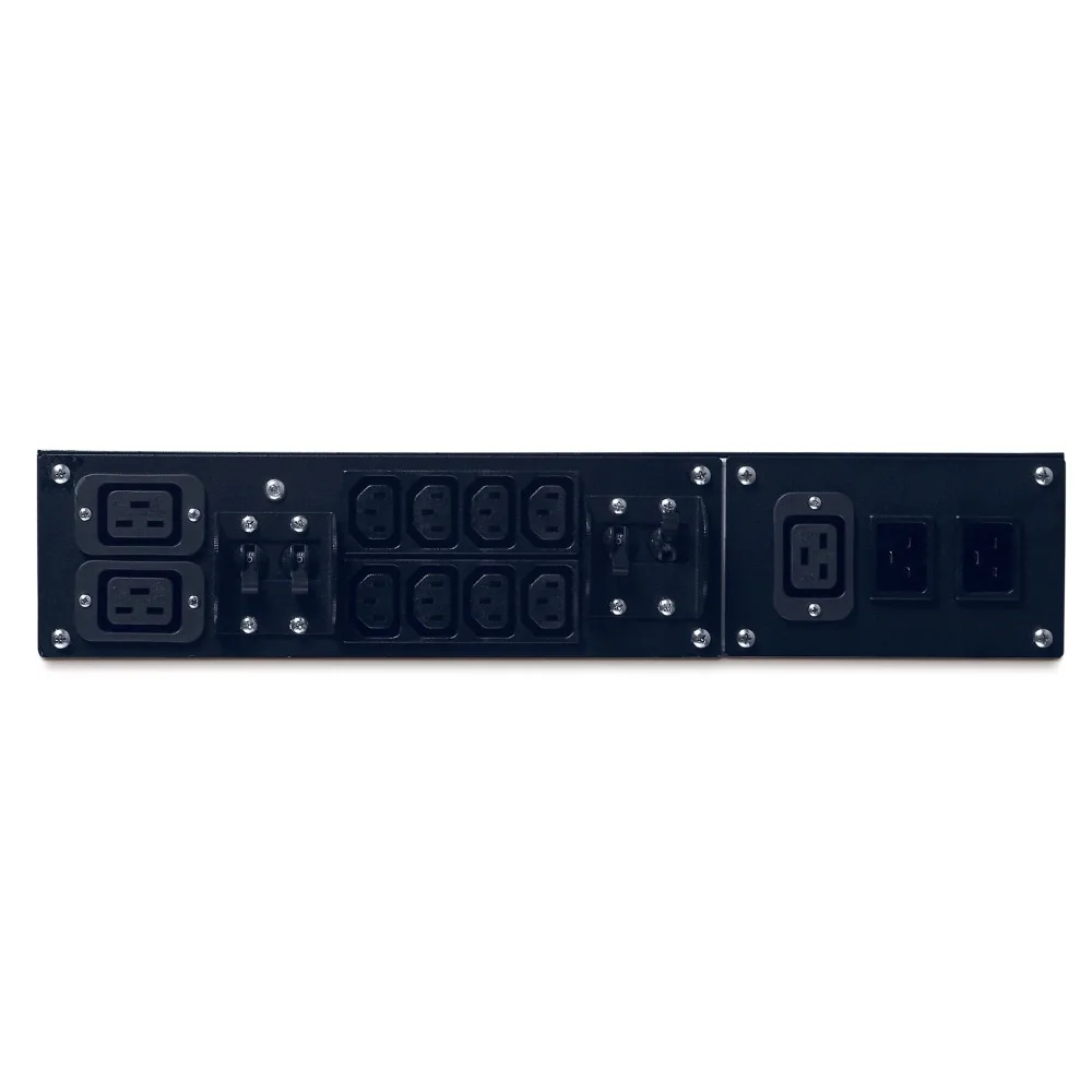 Tablero De Bypass Rackeable Monofásico 32a - Salida Bornera + 8xc13 + 2xc19