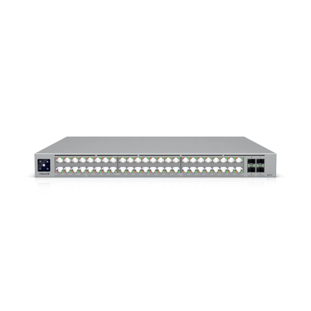 ENTERPRISE-GRADE 48-PORT, LAYER 3 ETHERLIGHTING™ POE+++ SWITCH WITH HIGH-CAPACITY 10 GBE RJ45 AND 25G SFP28 CONNECTIONS FOR HIGH AVAILABILITY SYSTEM D