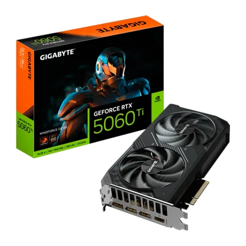 PLACA DE VIDEO RTX 5060 TI 8GB GIGABYTE WINDFORCE OC GDDR7
