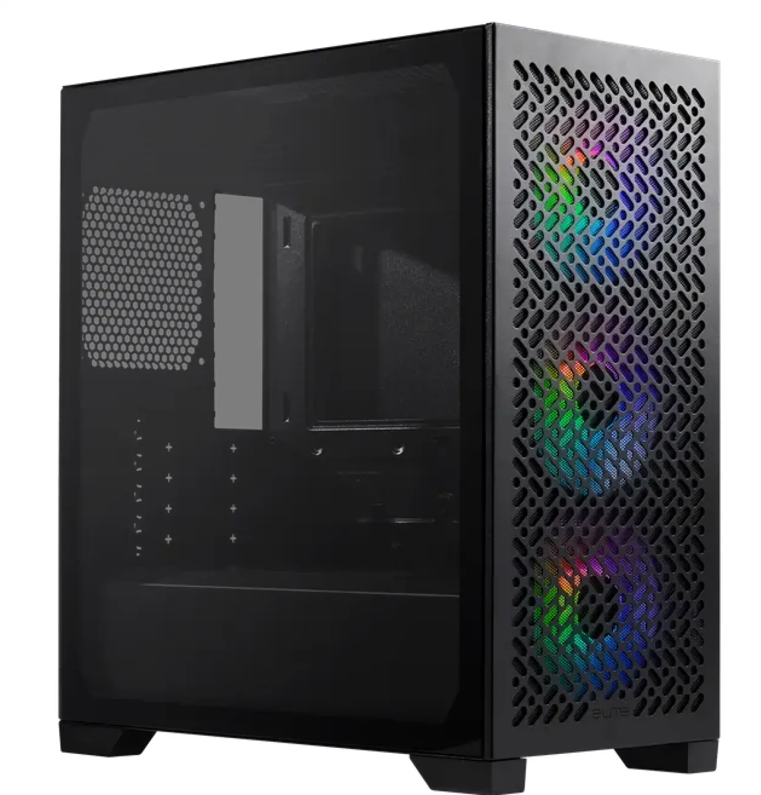 GABINETE COOLER MASTER ELITE 302 3*FAN ARGB M-ATX BK