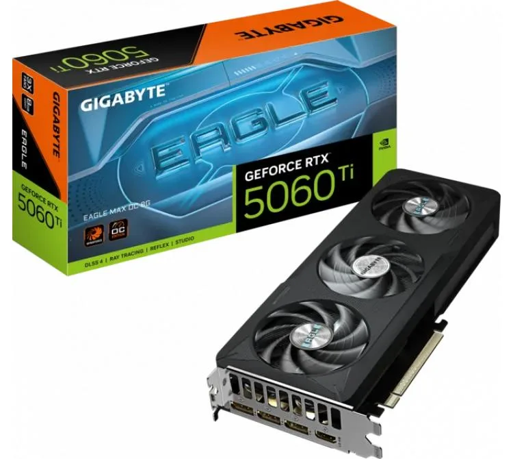PLACA DE VIDEO RTX 5060 8GB GIGABYTE NVIDIA EAGLE MAX OC