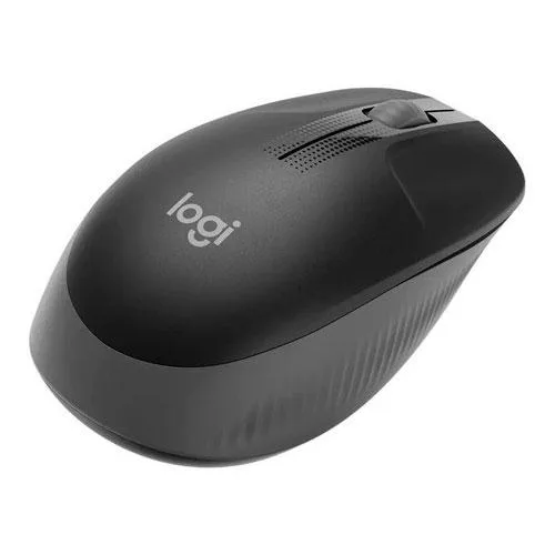 MOUSE LOGITECH M190 BLACK WIRELESS 2.4GHZ