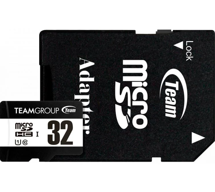 MEMORIA MICRO SDHC TEAM UHS-I 32GB 100MB/S CLASE 10 CON ADAPTADOR