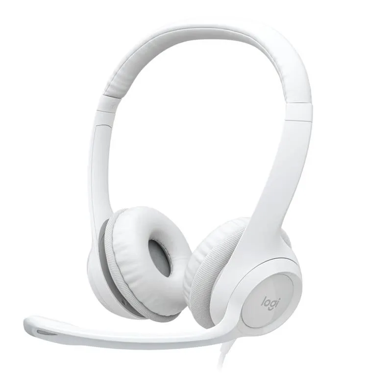 HEADSET LOGITECH H390 USB OFF WHITE