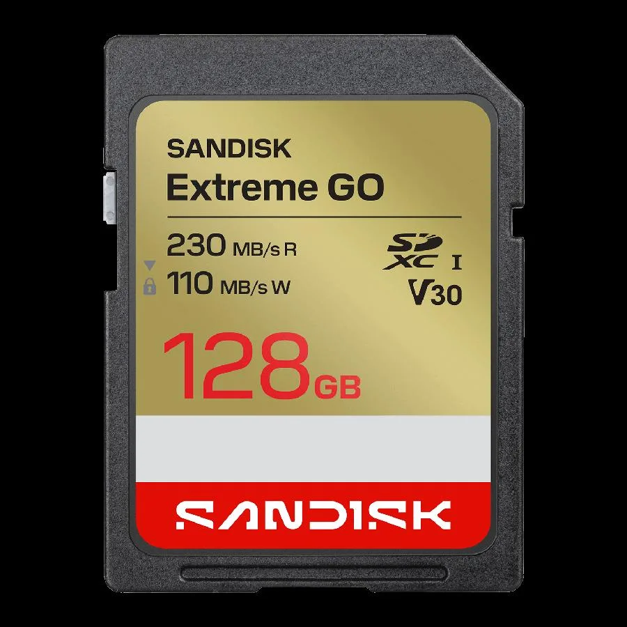 TARJETA SD SANDISK EXTREME GO UHS-I - 128GB 230 MB/S