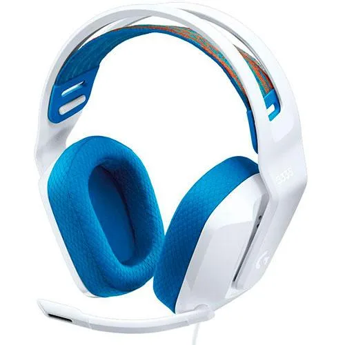 HEADSET LOGITECH G335 GAMING WHITE PLUG 3.5MM