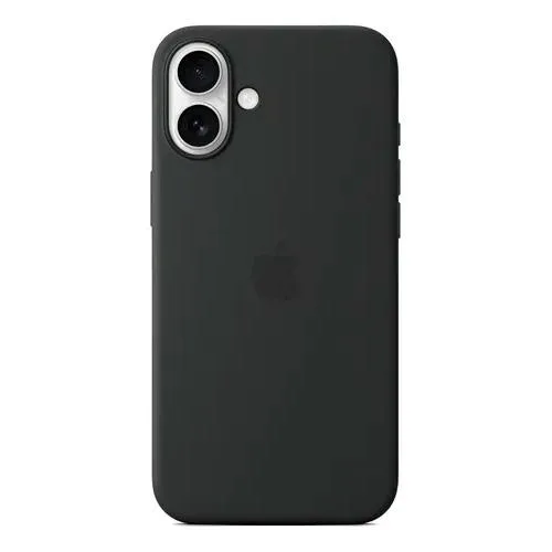 ACCESORIO IPHONE 16 PLUS FUNDA DE SILICONAS MAGSAFE NEGRA