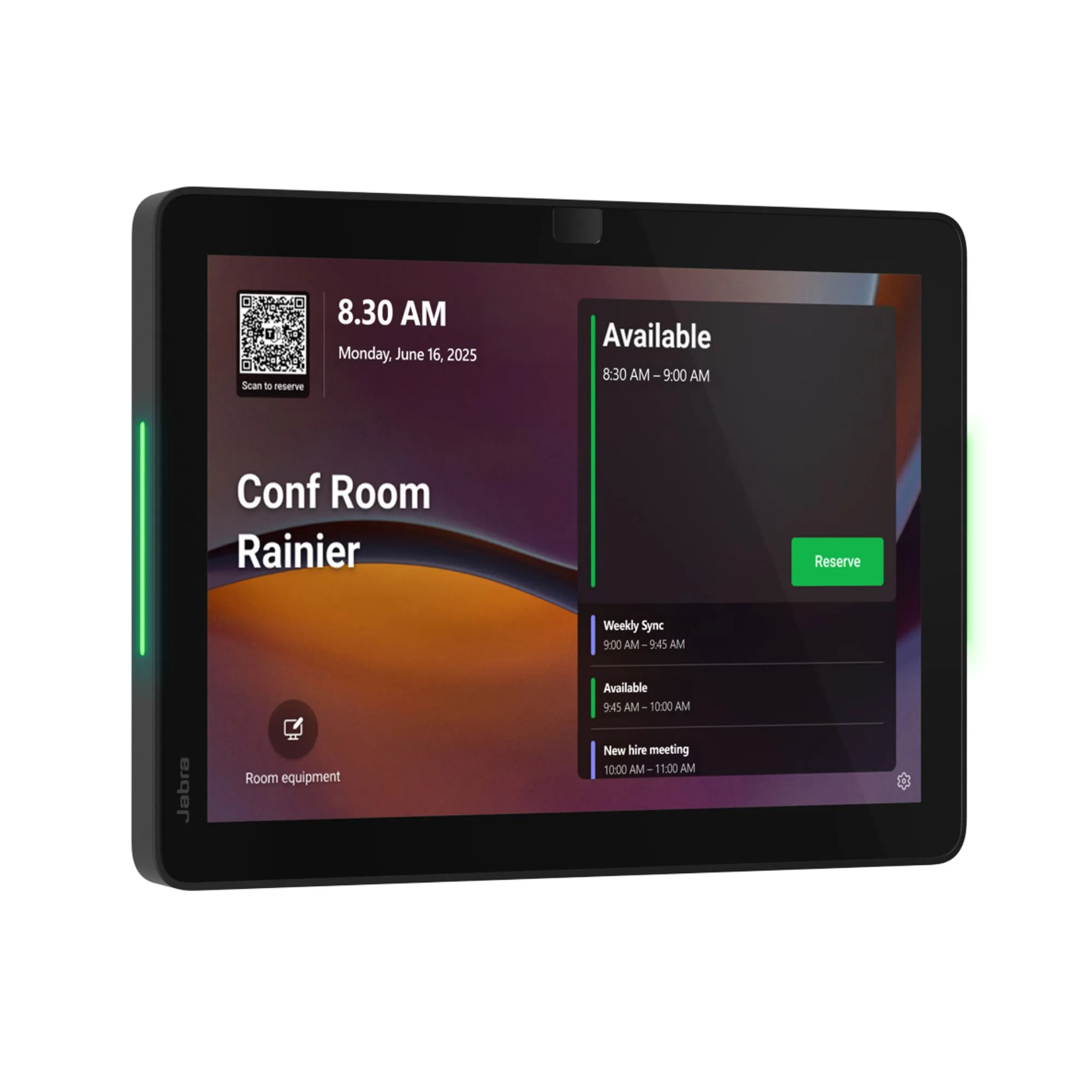 PANTALLA PANEL RESERVA DE SALAS JABRA SCHEDULER 8020-239