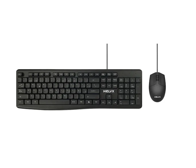 TECLADO+MOUSE KELYX USB CABLEADO NEGRO