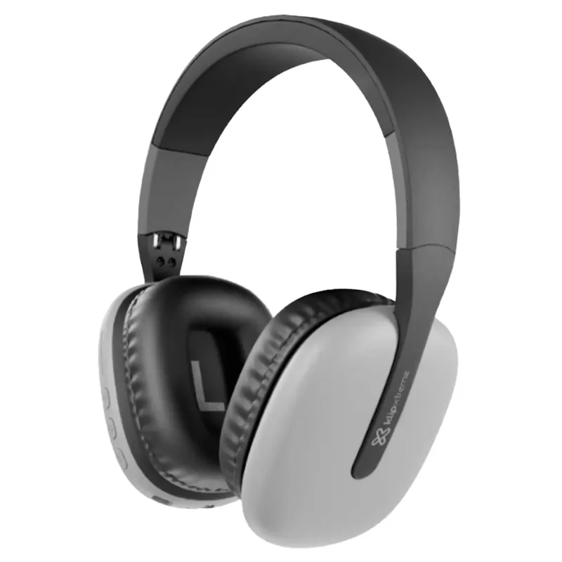 AURICULAR KLIP XTREME,VINCHA INALÁMBRICO 25HS PLEGABLE GRIS