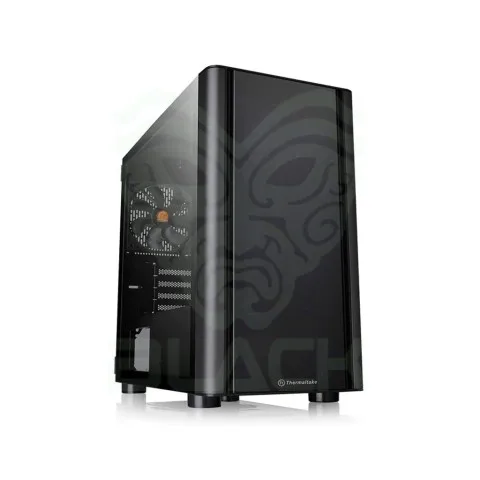 GABINETE SOLARMAX CM-B6202 BLACK GLASS 3X FAN RGB MID-TOWER