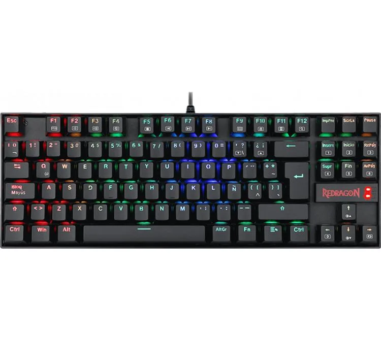 TECLADO MAGNETICO REDRAGON KUMARA K552 POLLINGRATE 8000MHZ HALL EFFECT LINEAL RGB ESP USB-C