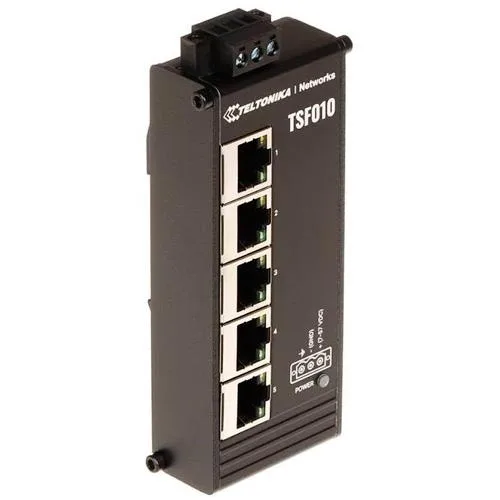 Teltonika Networks Tsf010 Flat Industrial Switch 5 X 100 Po