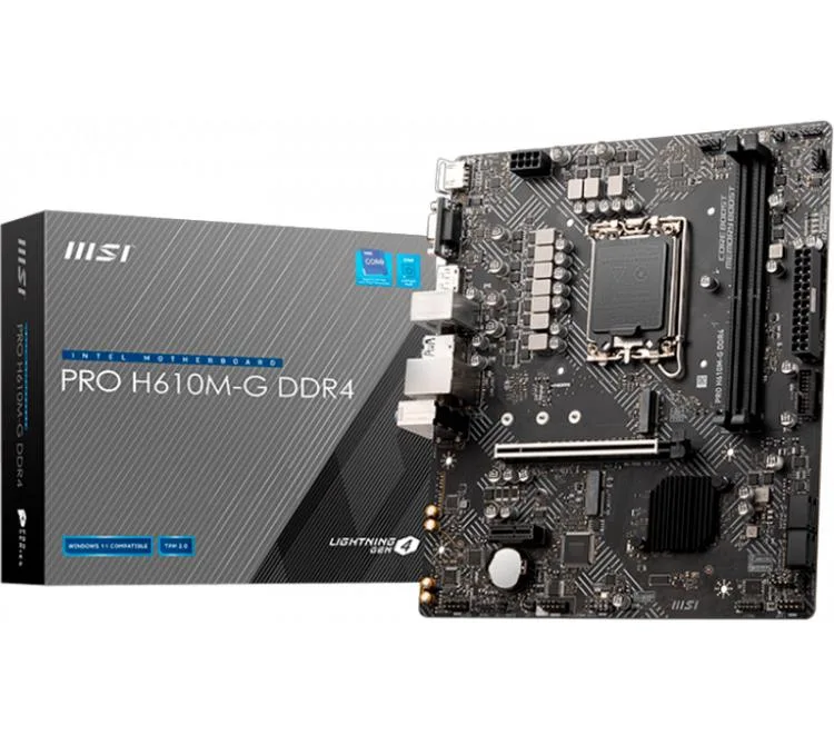 MOTHER MSI PRO H610M-G DDR4 S1700