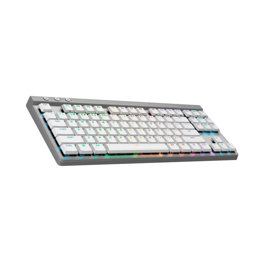 TECLADO GAMER LOGITECH G515 LIGHTSPEED TKL WIRELESS BLANCO