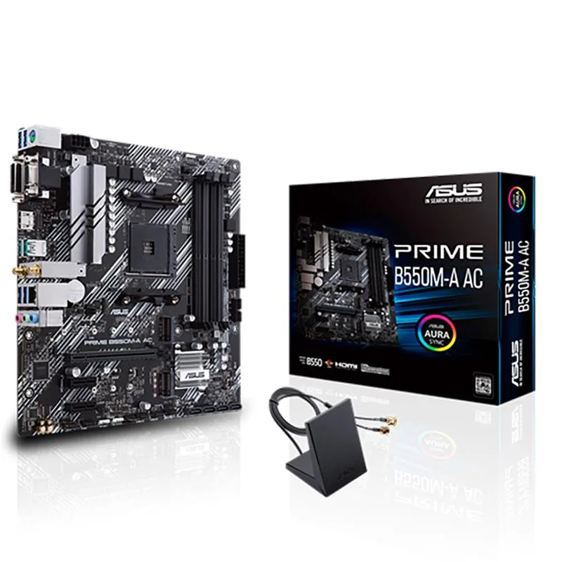 MOTHERBOARD ASUS B550M-A AC AMD SOCKET AM4 DDR4