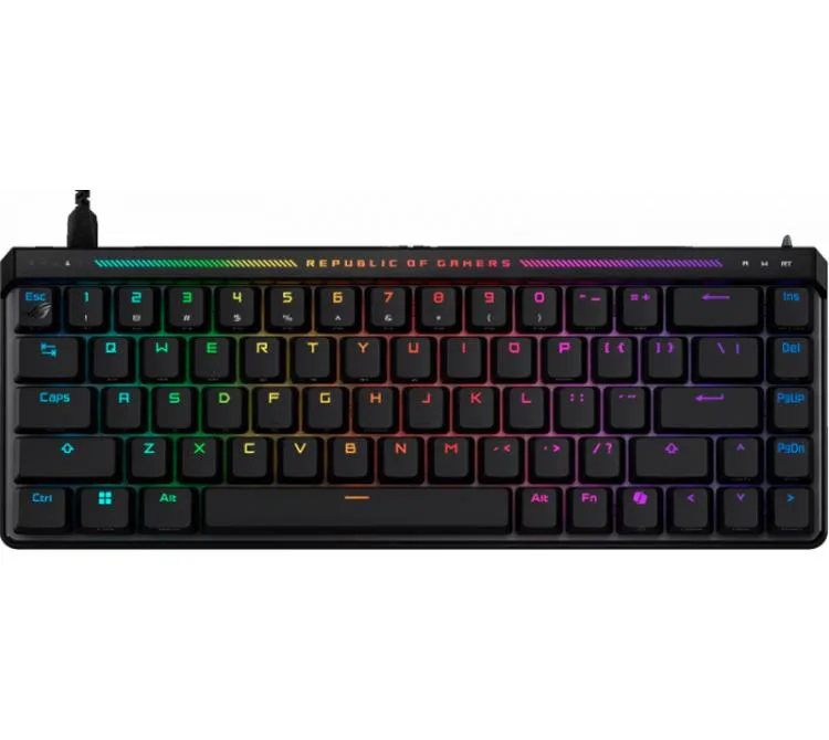 TECLADO MAGNETICOMECANICO ASUS ROG FALCHION M605 ACE SWITCH HFX 8000HZ RGB USB-C ESP