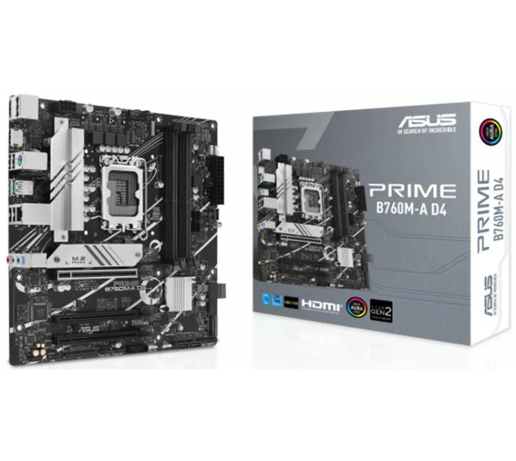 MOTHER ASUS PRIME B760M-A D4 12/13TH GEN LGA1700 DDR4