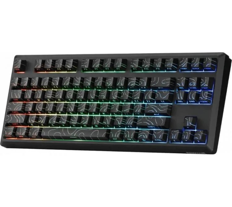TECLADO MECANICO REDRAGON URANUS K737 PRO TKL WIRELESS 2.4GHZ BLUETOOTH 5.0 SWITCH SILKY FROST