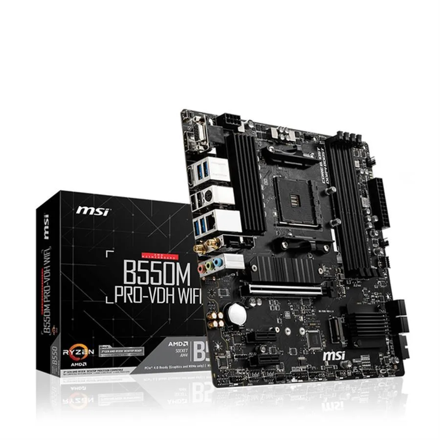 MOTHER MSI PRO B550M VDH WIFI SOCKET AM4