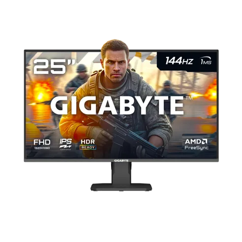 MONITOR GIGABYTE GAMER 24,5" GS25F14 144HZ 1MS FHD