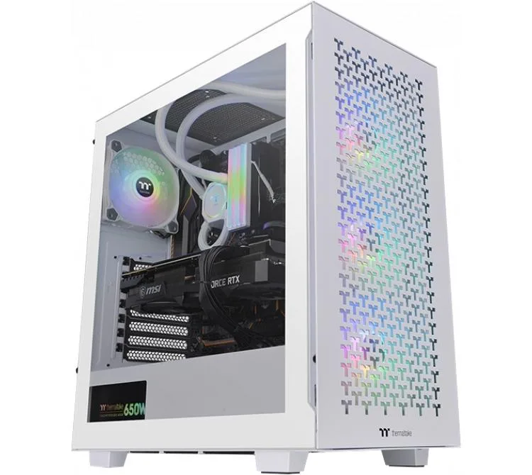 GABINETE THERMALTAKE V350 TG ARGB AIR SNOW 3X120MM ARGB VIDRIO TEMPLADO