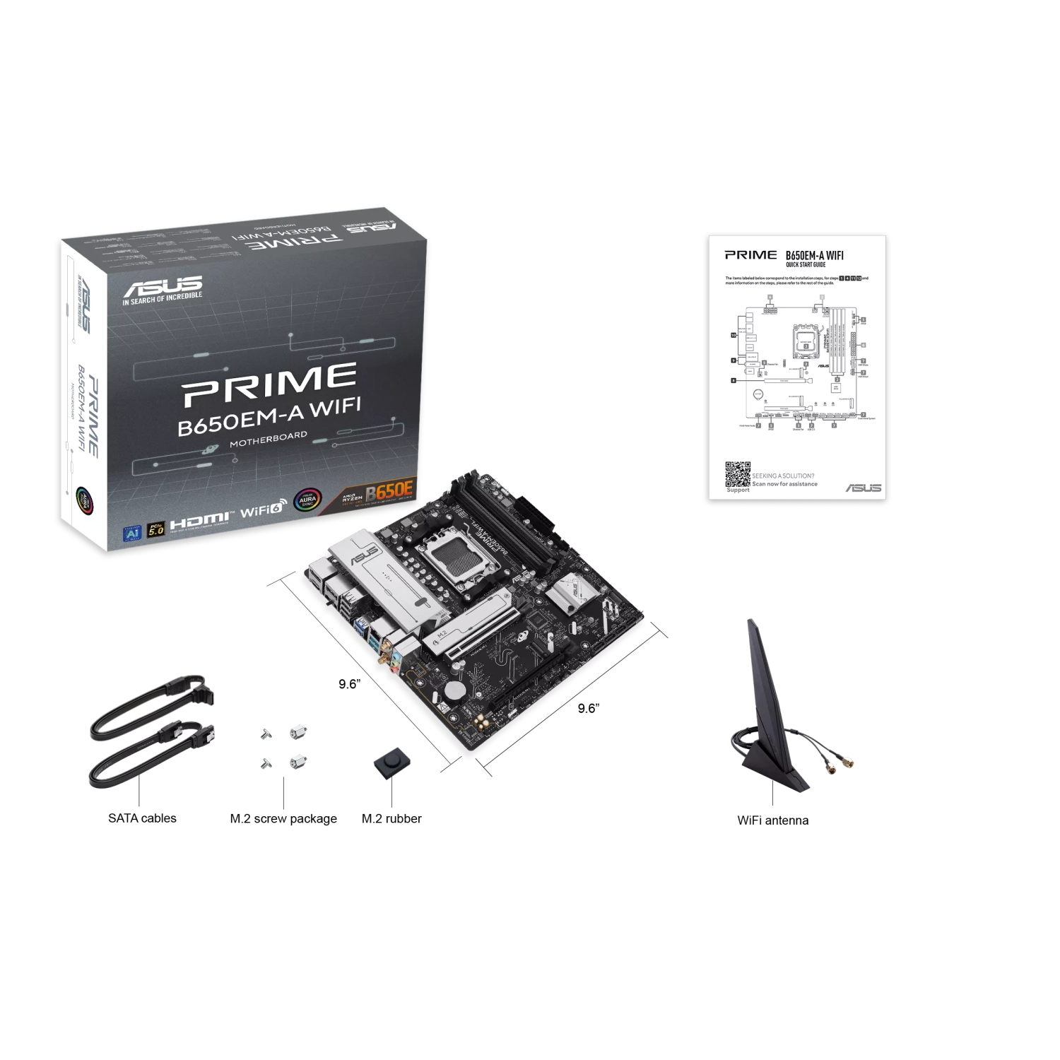 MOTHER ASUS B650EM-A WIFI AM5 DDR5