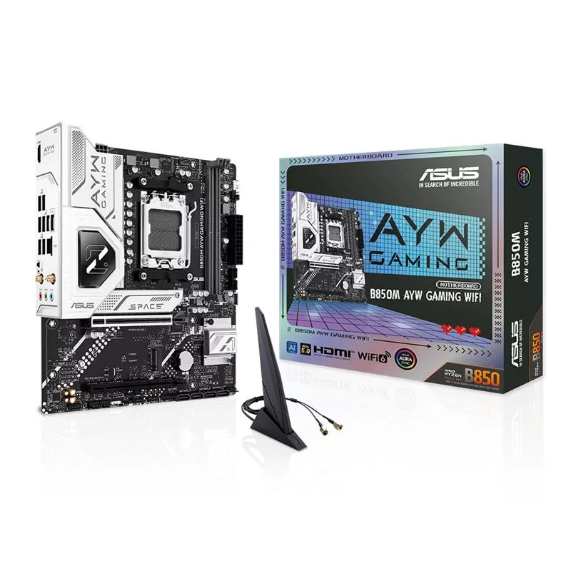 MOTHERBOARD ASUS B850M AYW GAMING WIFI SOCKET AM5 DDR5
