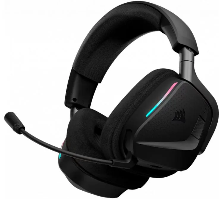 AURICULARES CORSAIR VOID V2 MAX WIRELESS 2.4GHZ BLUETOOTH PREMIUM DOLBY ATMOS 7.1 RGB BLACK PC/PS/MAC 130HS