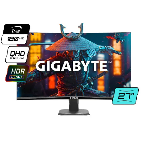 MONITOR GAMER GIGABYTE 27" GS27QCA 180HZ 1MS QHD