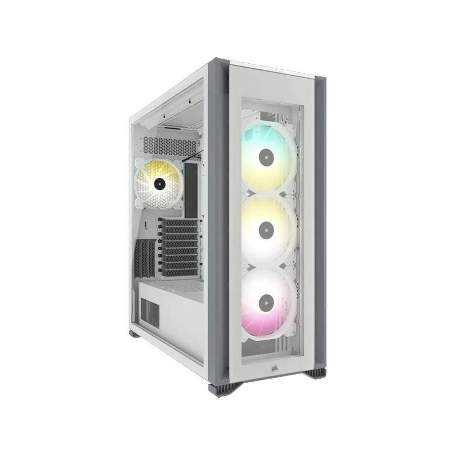 GABINETE CORSAIR ICUE 7000X RGB CON VIDRIO TEMPLADO TORRE BLANCO