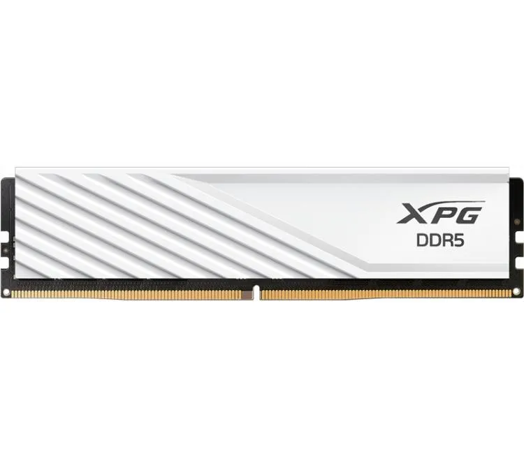 MEMORIA ADATA DDR5 16GB 5600MHZ XPG LANCER BLADE WHITE CL46 INTEL XMP 3.0 / AMD EXPO