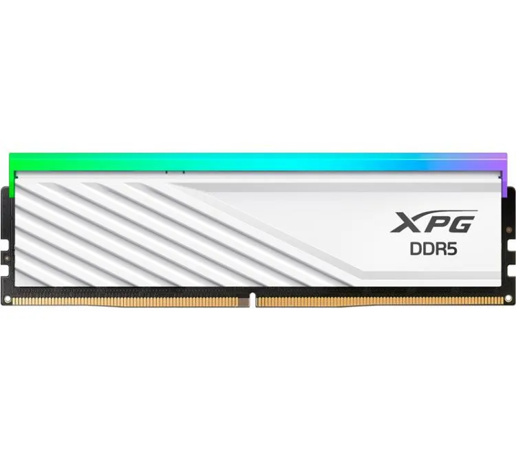 MEMORIA ADATA DDR5 16GB 5600MHZ XPG LANCER BLADE WHITE RGB CL46 INTEL XMP 3.0 / AMD EXPO