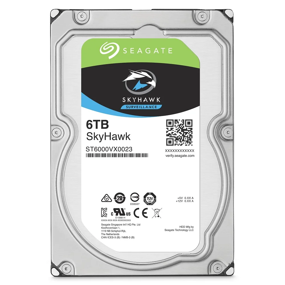 DISCO RIGIDO INTERNO SEAGATE 6TB 3.5" SKYHAWK
