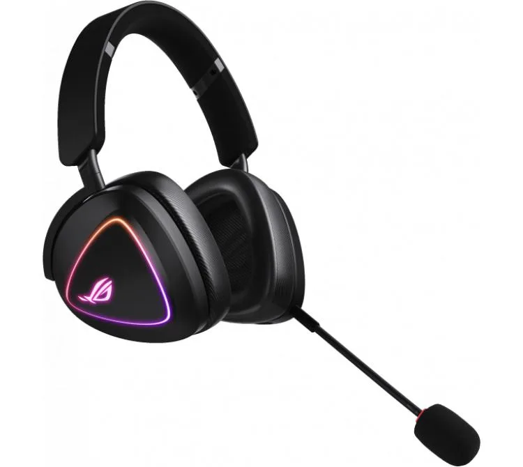 AURICULARES ASUS ROG A701 DELTA II WIRELESS 2.4GHZ BLUETOOTH ROG SPEEDNOVA AURASYNC RGB BLACK 110HS
