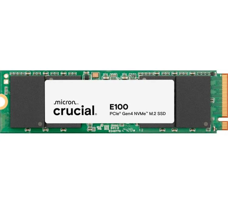 DISCO SOLIDO SSD M.2 CRUCIAL 2TB E100 5000MB/S NVME PCI-E GEN4 X4