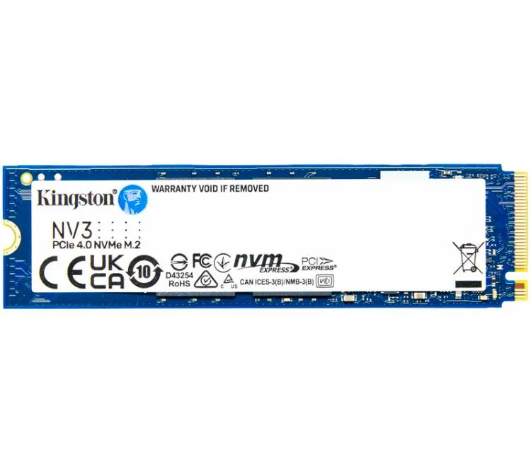 Disco Sólido SSD M.2 Kingston 2TB Nv3 6000MB/S Nvme Pci-e Gen4 X4 Bulk