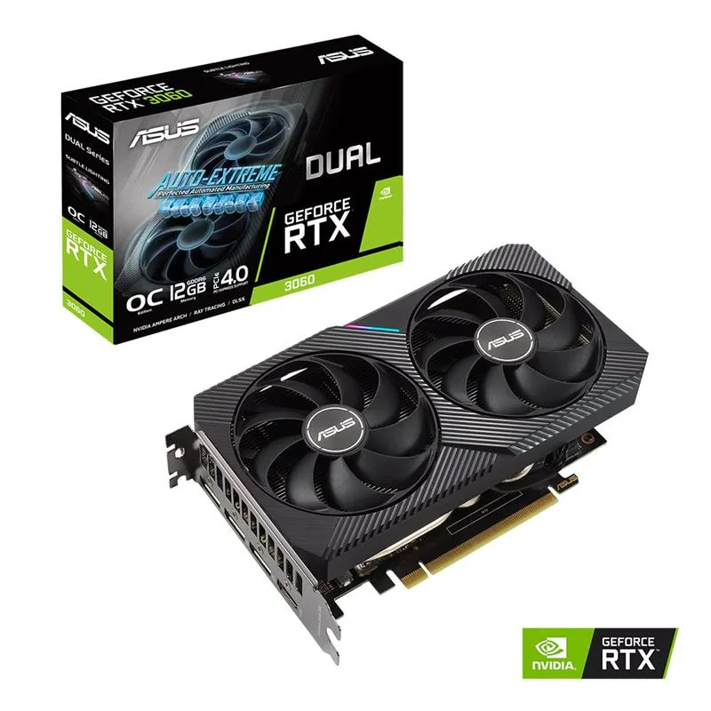 ASUS DUAL GEFORCE RTX™ 3060 V2 OC 12GB GDDR6